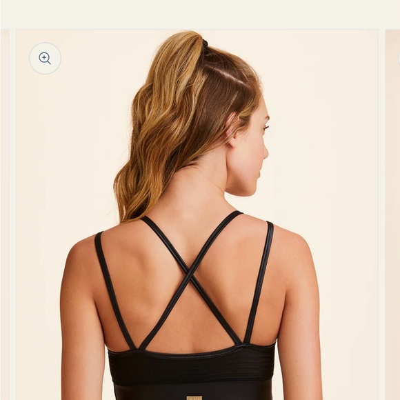 NWOT Alala Mirage Black Sports Bra Minimalist Intimates - Picture 10 of 11